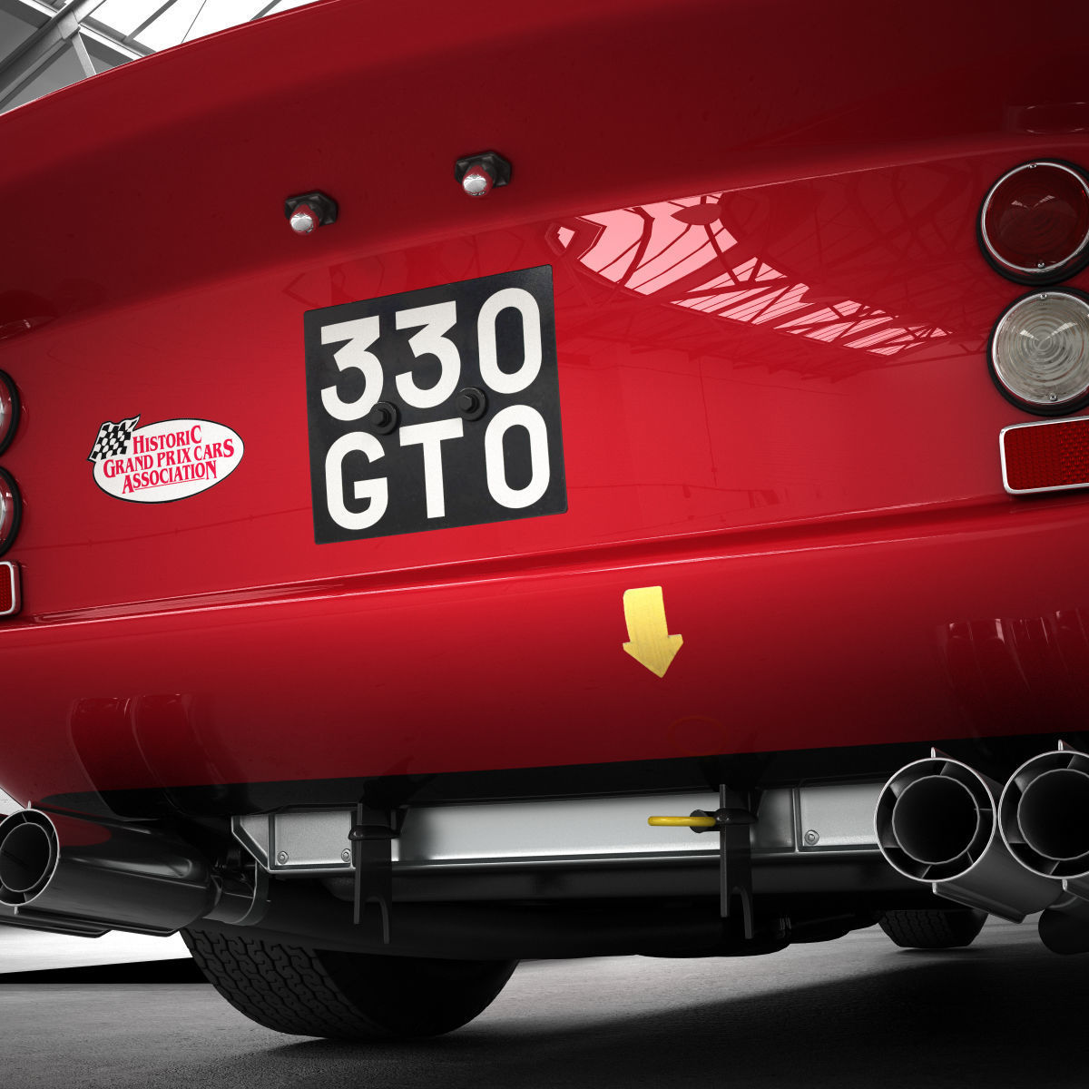 Ferrari 250 GTO - 330 GTO - 4561SA - No Engine 3D model_31