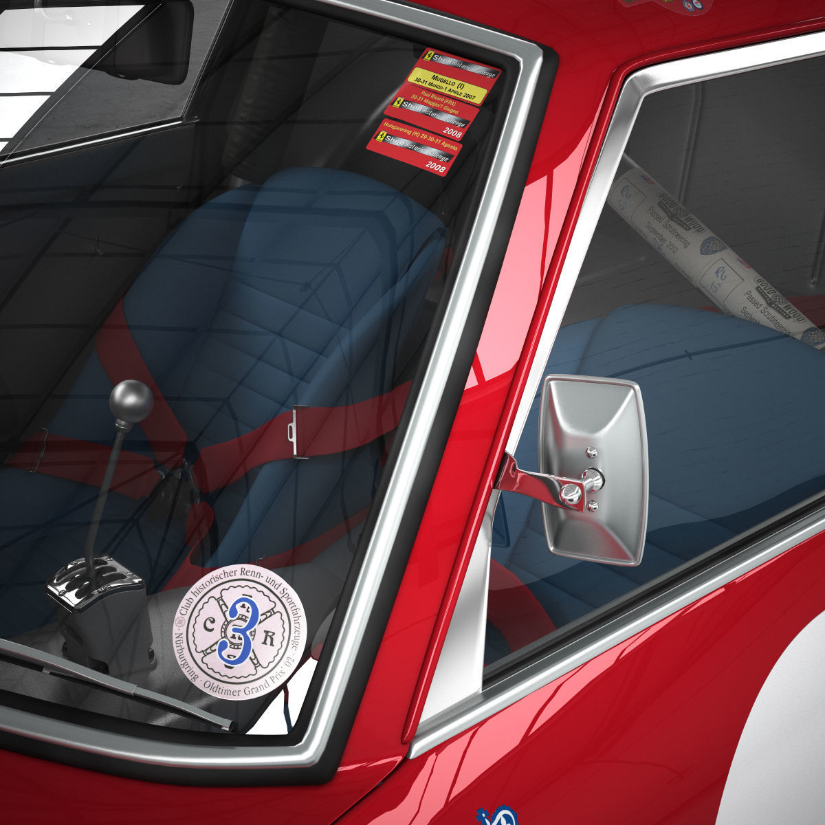 Ferrari 250 GTO - 330 GTO - 4561SA - No Engine 3D model_18