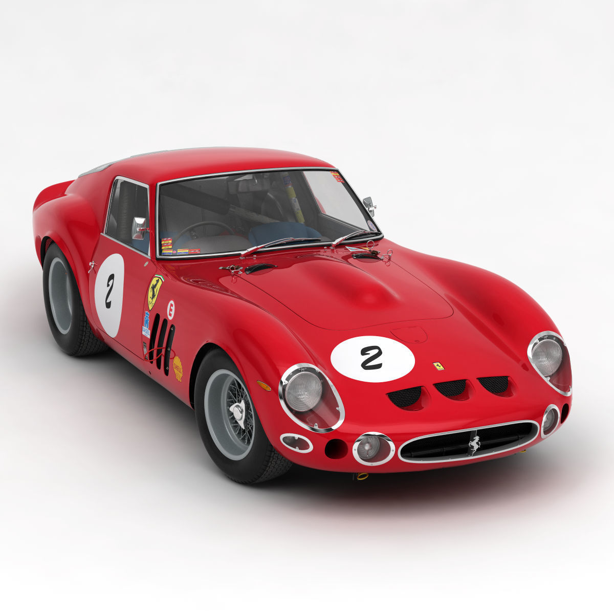 Ferrari 250 GTO - 330 GTO - 4561SA - No Engine 3D model_49