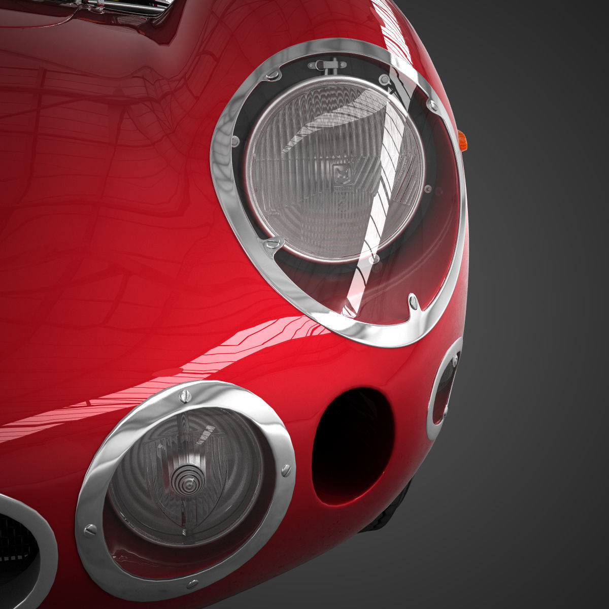 Ferrari 250 GTO - 330 GTO - 4561SA - No Engine 3D model_10