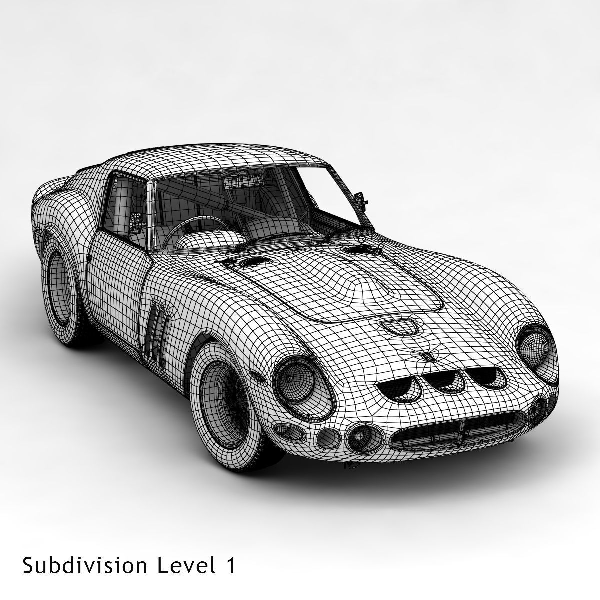 Ferrari 250 GTO - 330 GTO - 4561SA - No Engine 3D model_52