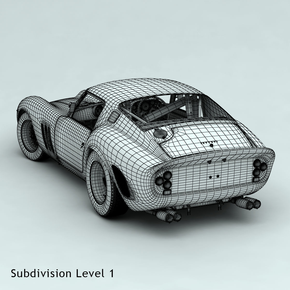 Ferrari 250 GTO - 330 GTO - 4561SA - No Engine 3D model_56