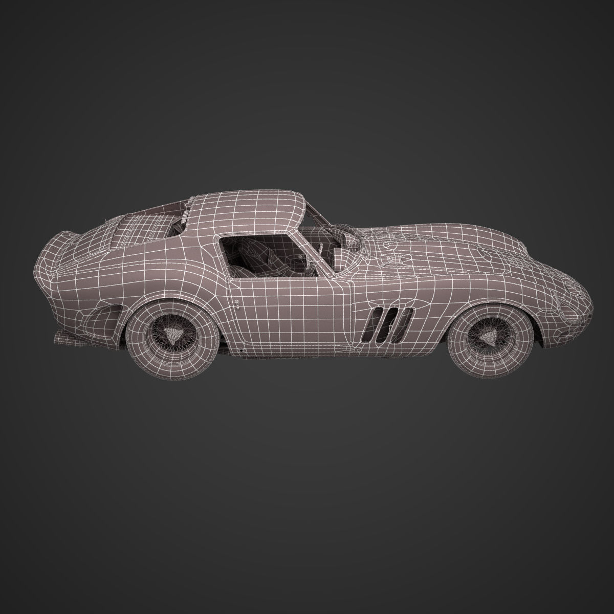 Ferrari 250 GTO - 330 GTO - 4561SA - No Engine 3D model_68