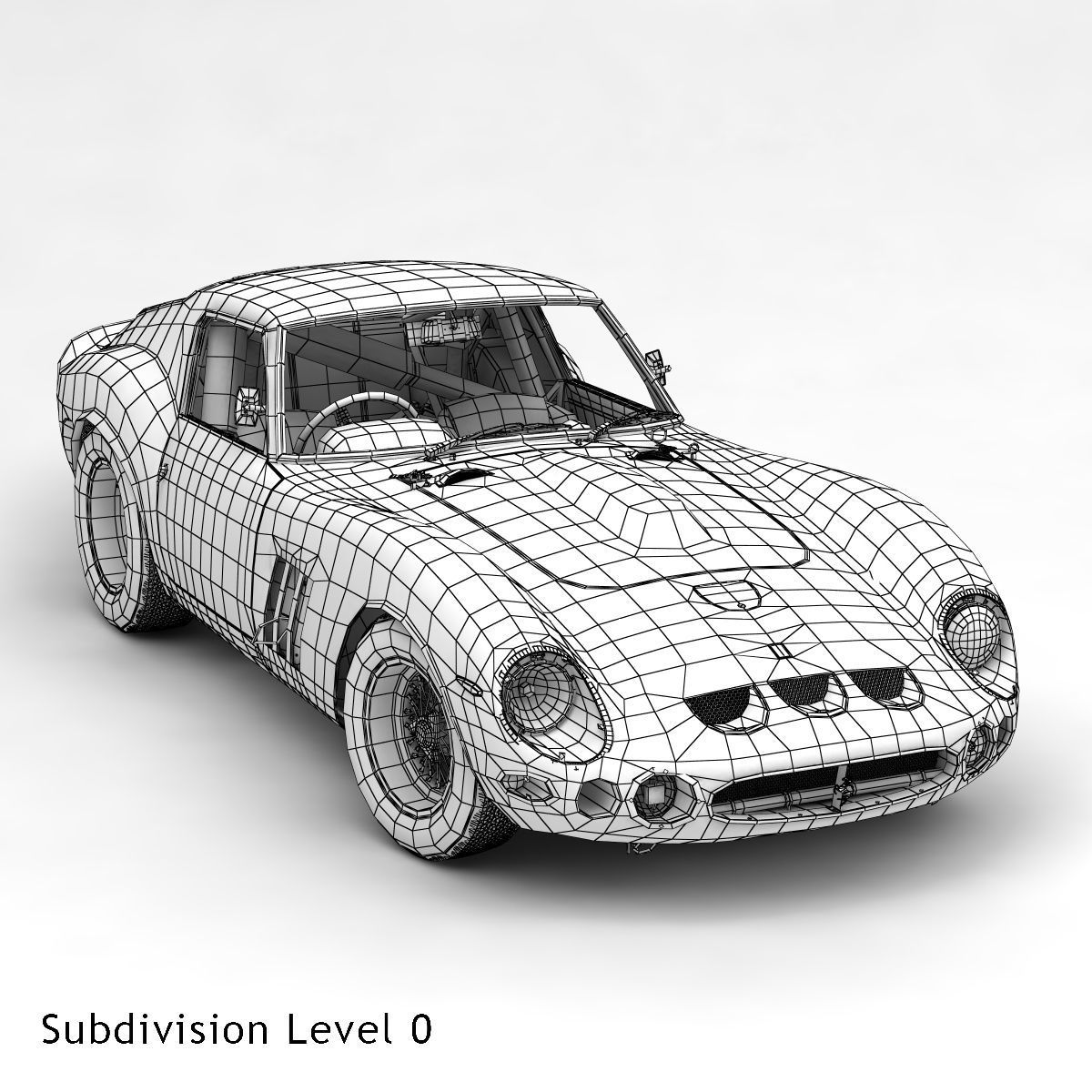 Ferrari 250 GTO - 330 GTO - 4561SA - No Engine 3D model_51