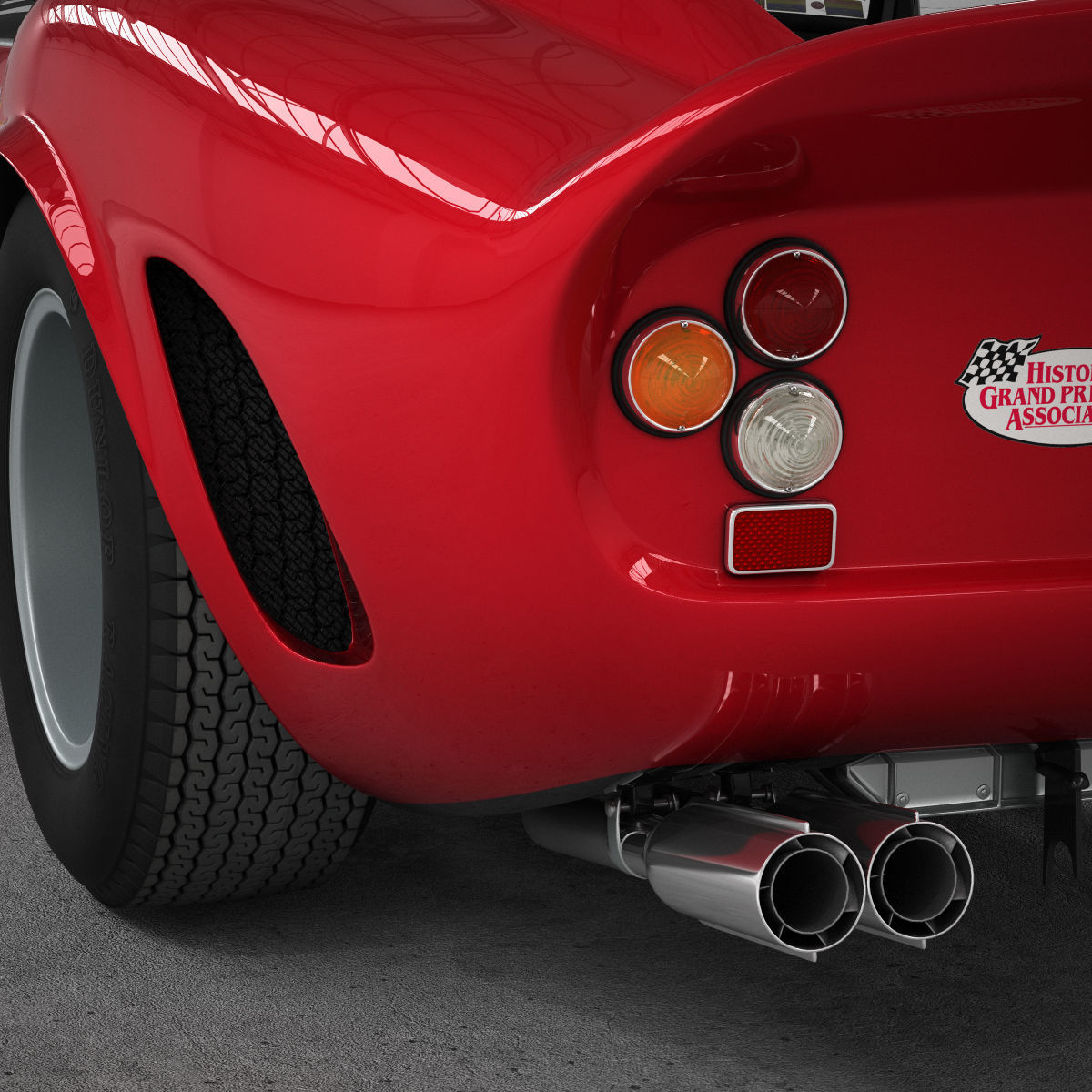 Ferrari 250 GTO - 330 GTO - 4561SA - No Engine 3D model_27