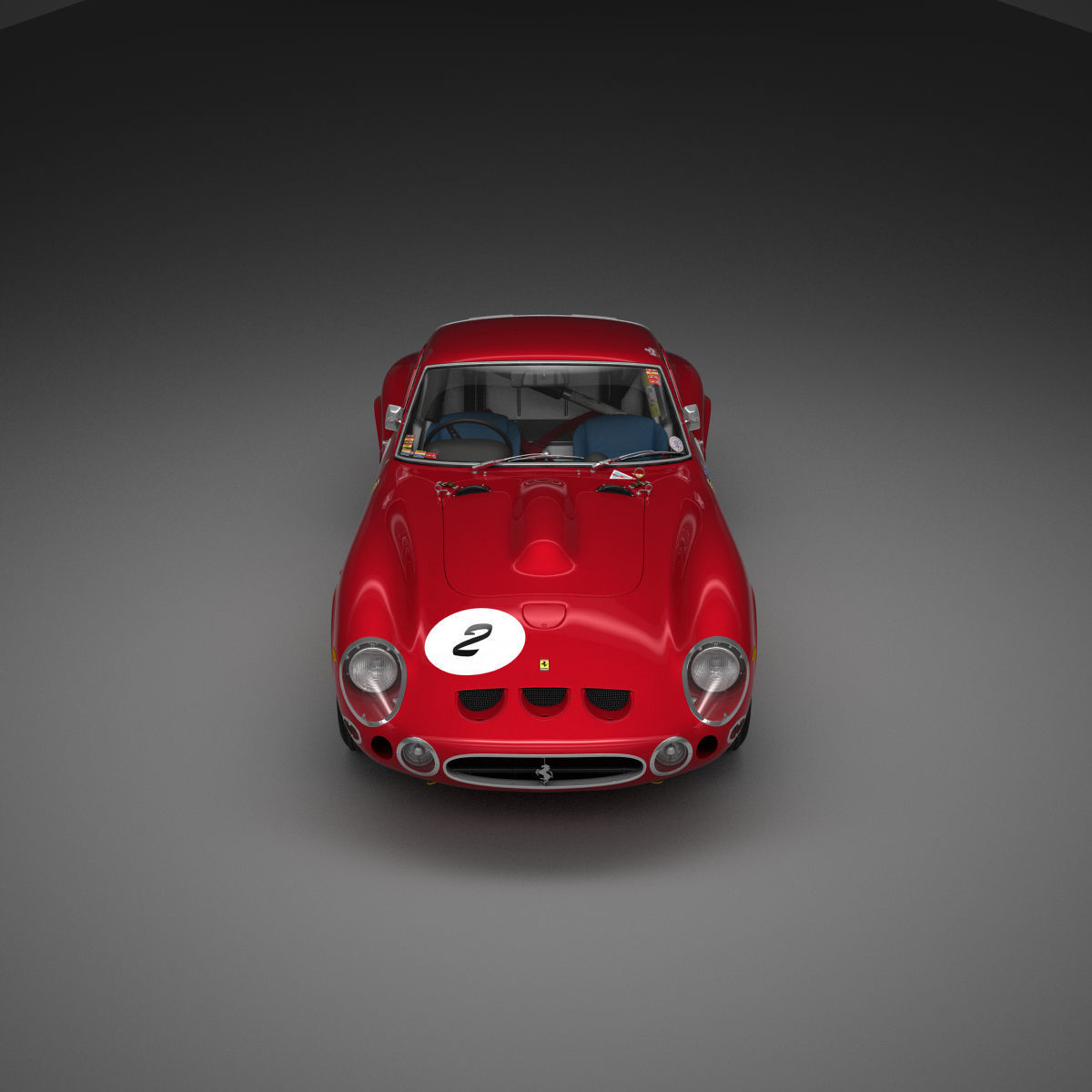 Ferrari 250 GTO - 330 GTO - 4561SA - No Engine 3D model_61