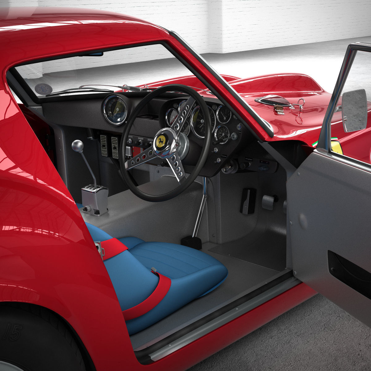 Ferrari 250 GTO - 330 GTO - 4561SA - No Engine 3D model_39