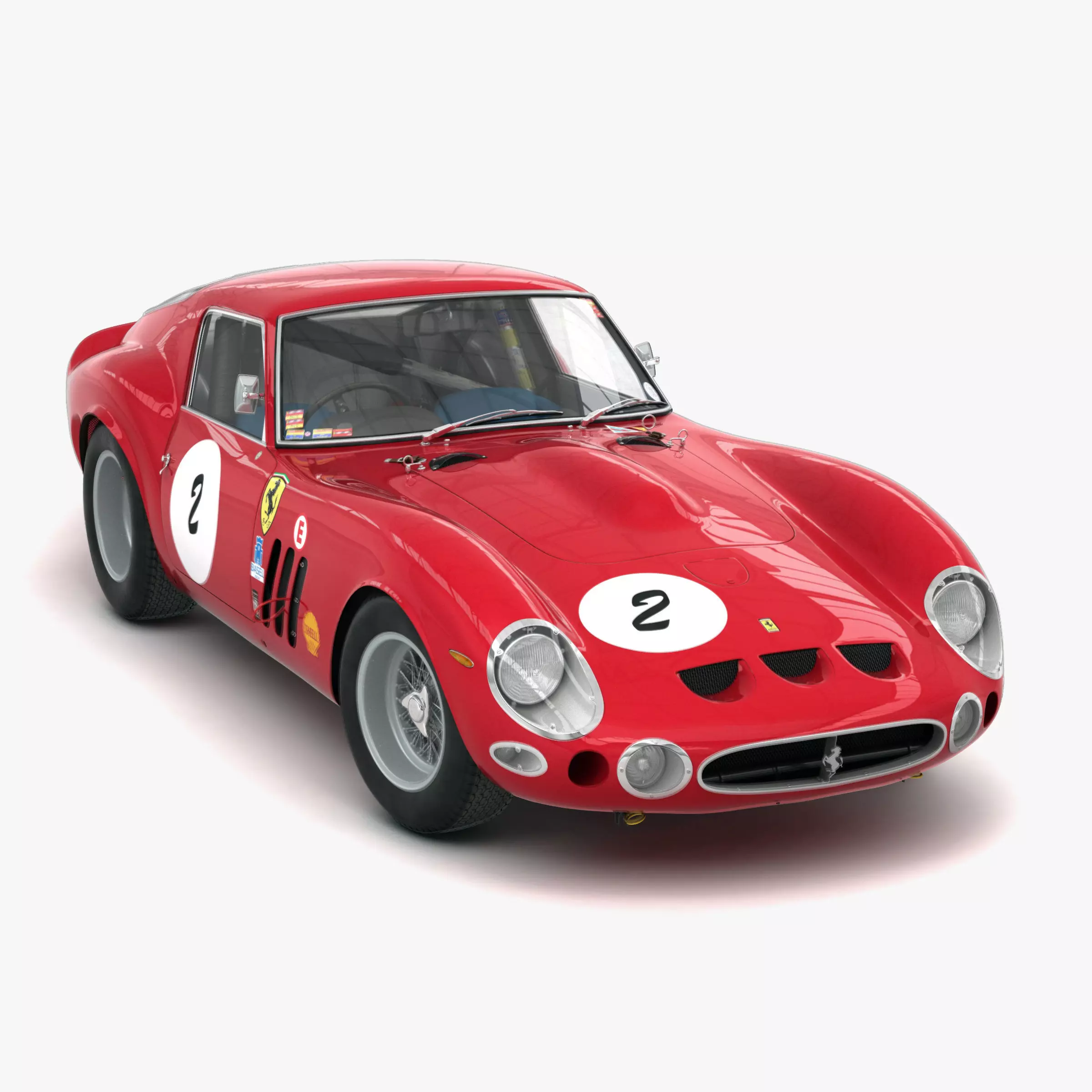Ferrari 250 GTO - 330 GTO - 4561SA - No Engine 3D model_0