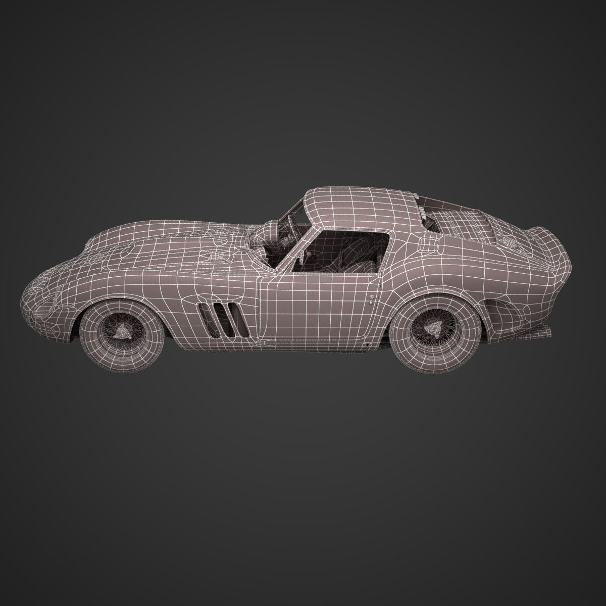 Ferrari 250 GTO - 330 GTO - 4561SA - No Engine 3D model_66