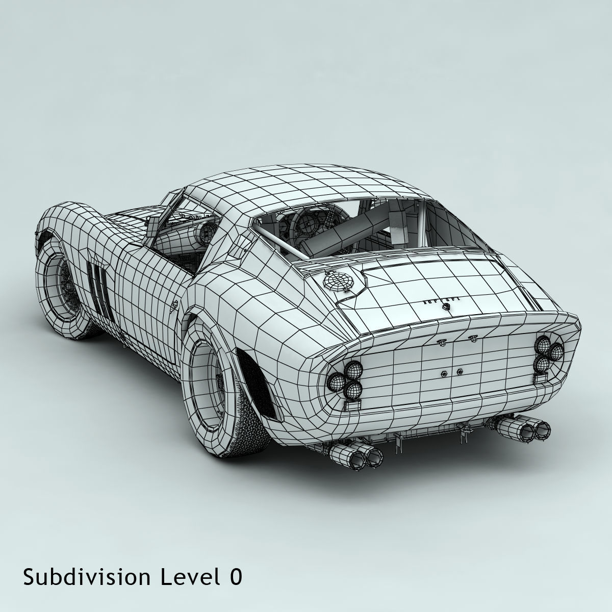 Ferrari 250 GTO - 330 GTO - 4561SA - No Engine 3D model_55