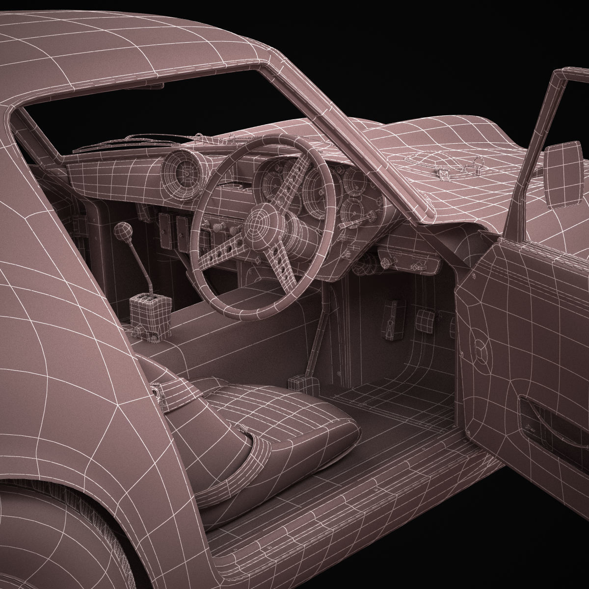 Ferrari 250 GTO - 330 GTO - 4561SA - No Engine 3D model_40