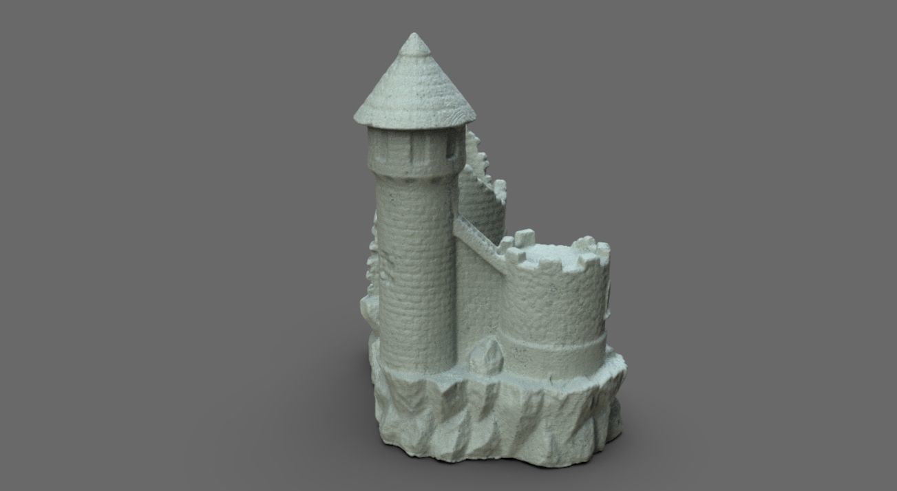 Fish Castle 3D model_5