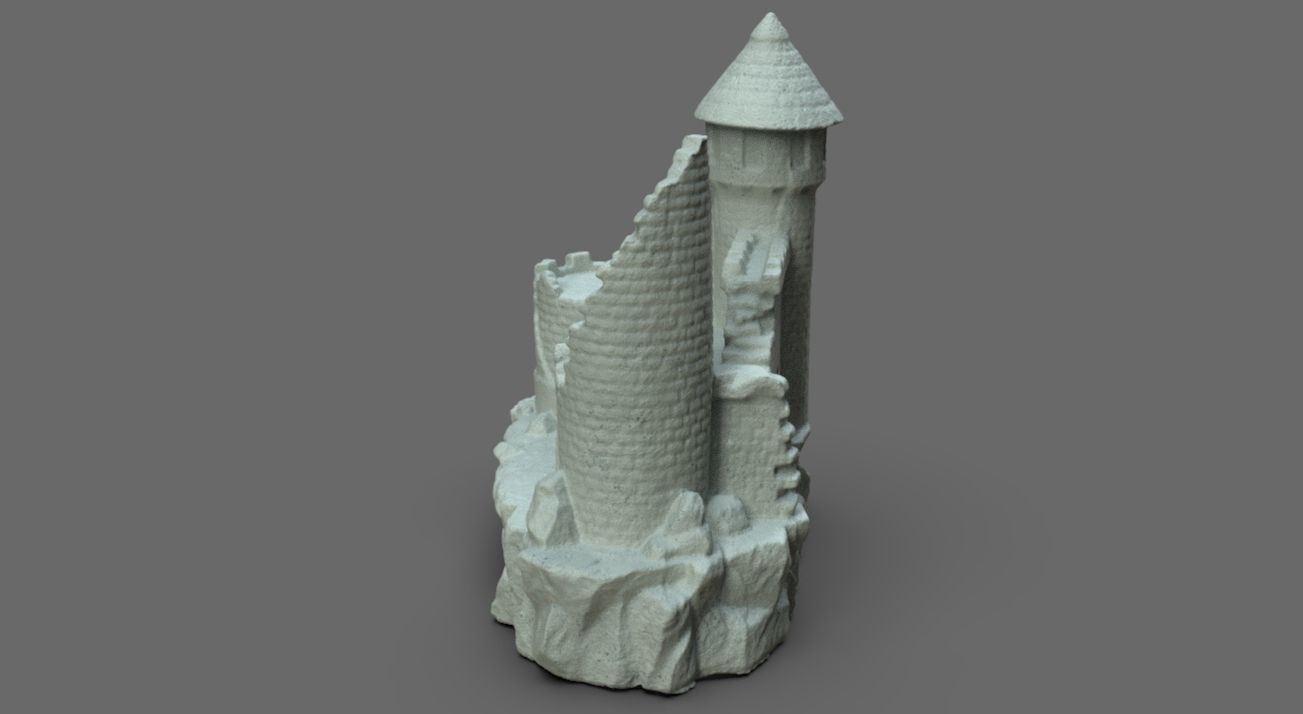 Fish Castle 3D model_1