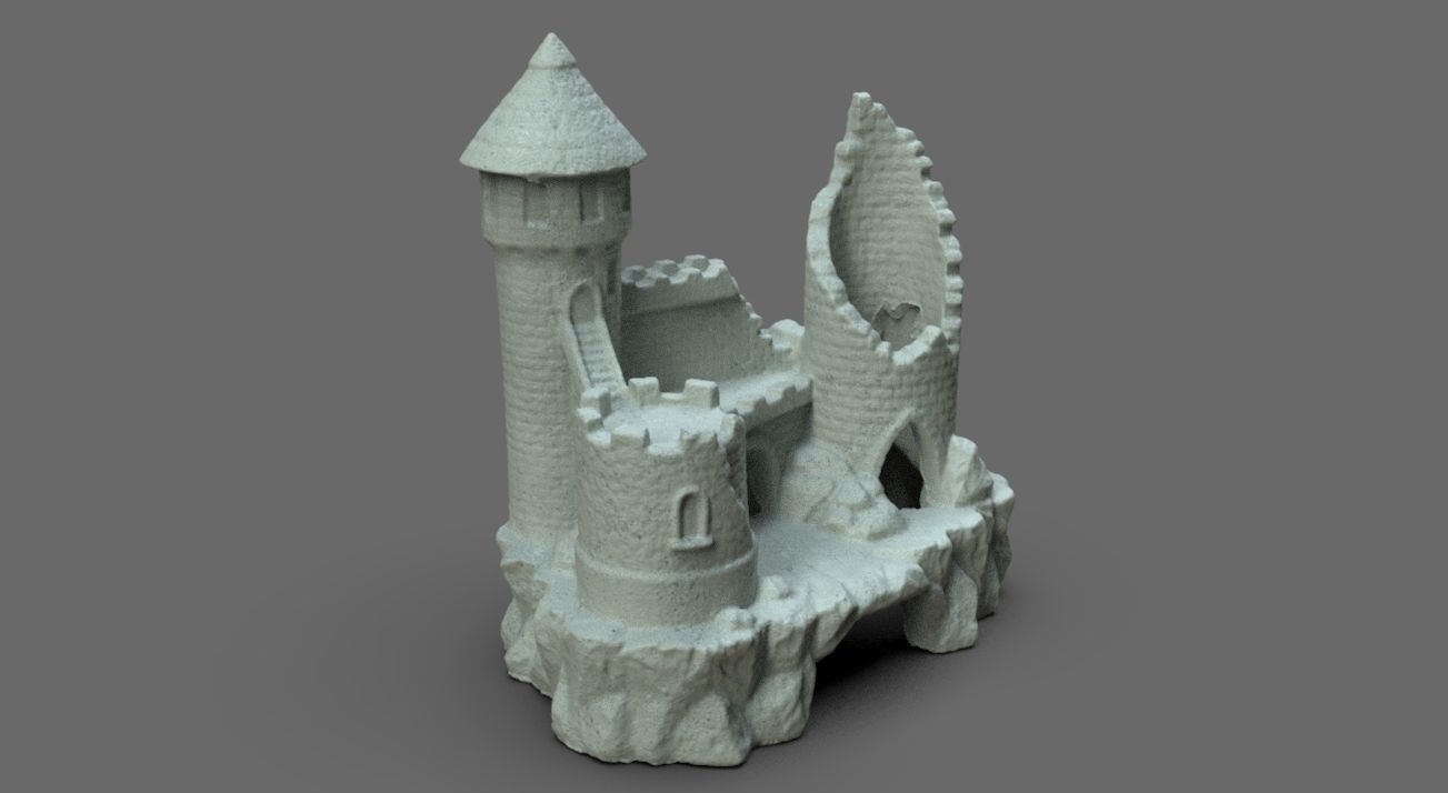 Fish Castle 3D model_6
