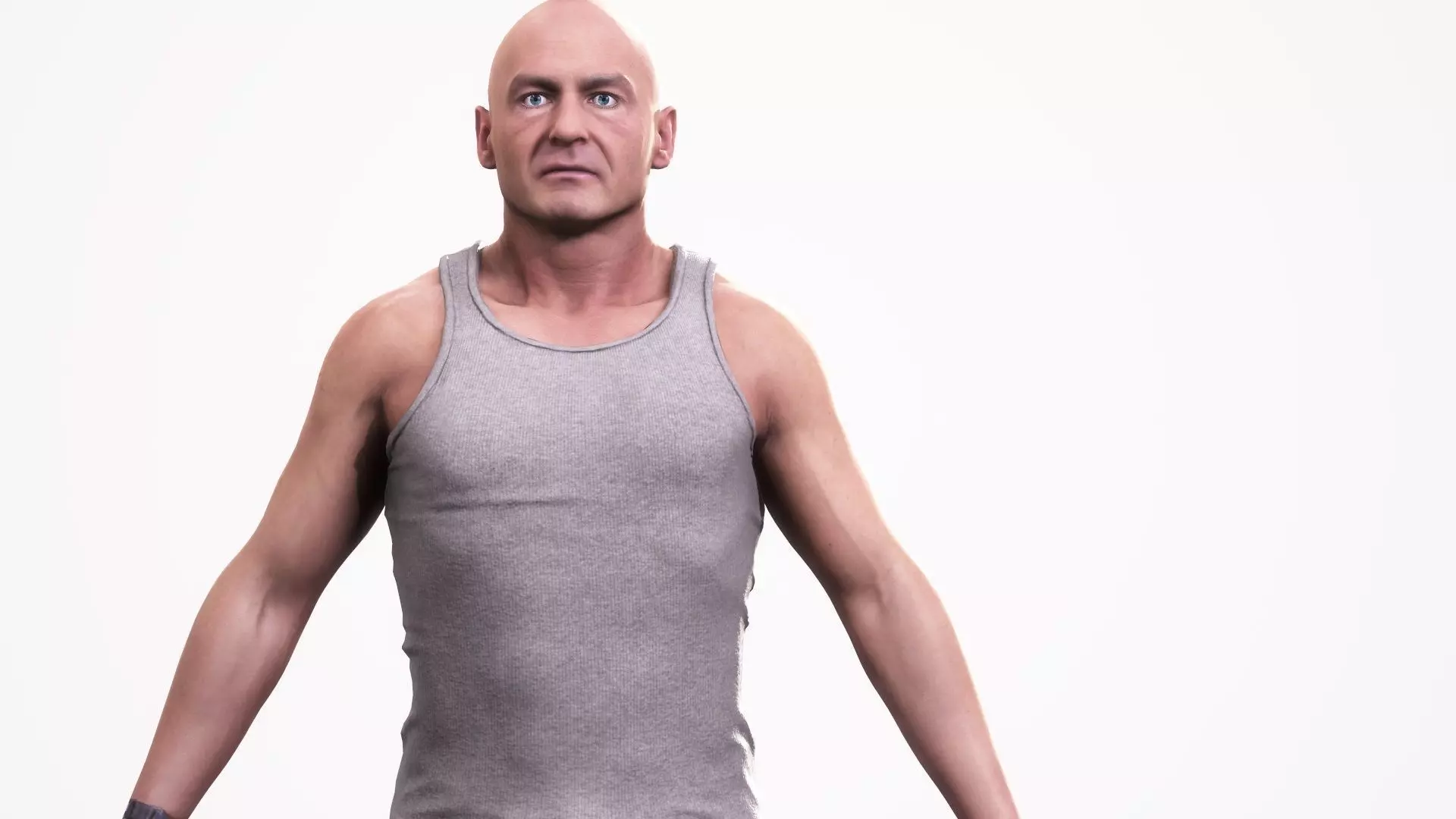 Human Man Scan - 184M Low-poly 3D model_0
