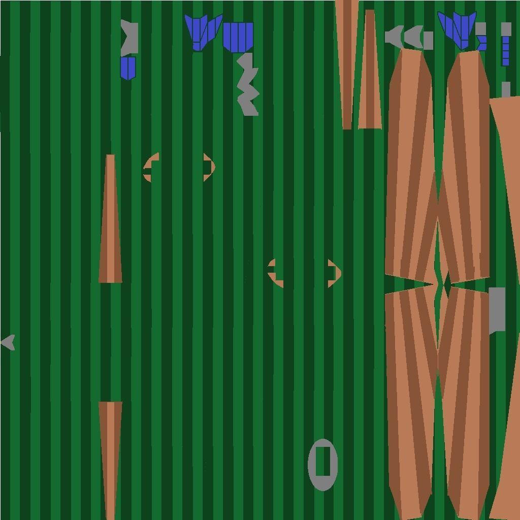 Fantasy Fighter Low-poly 3D model_10