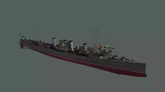 Destroyer Sokol 3D model