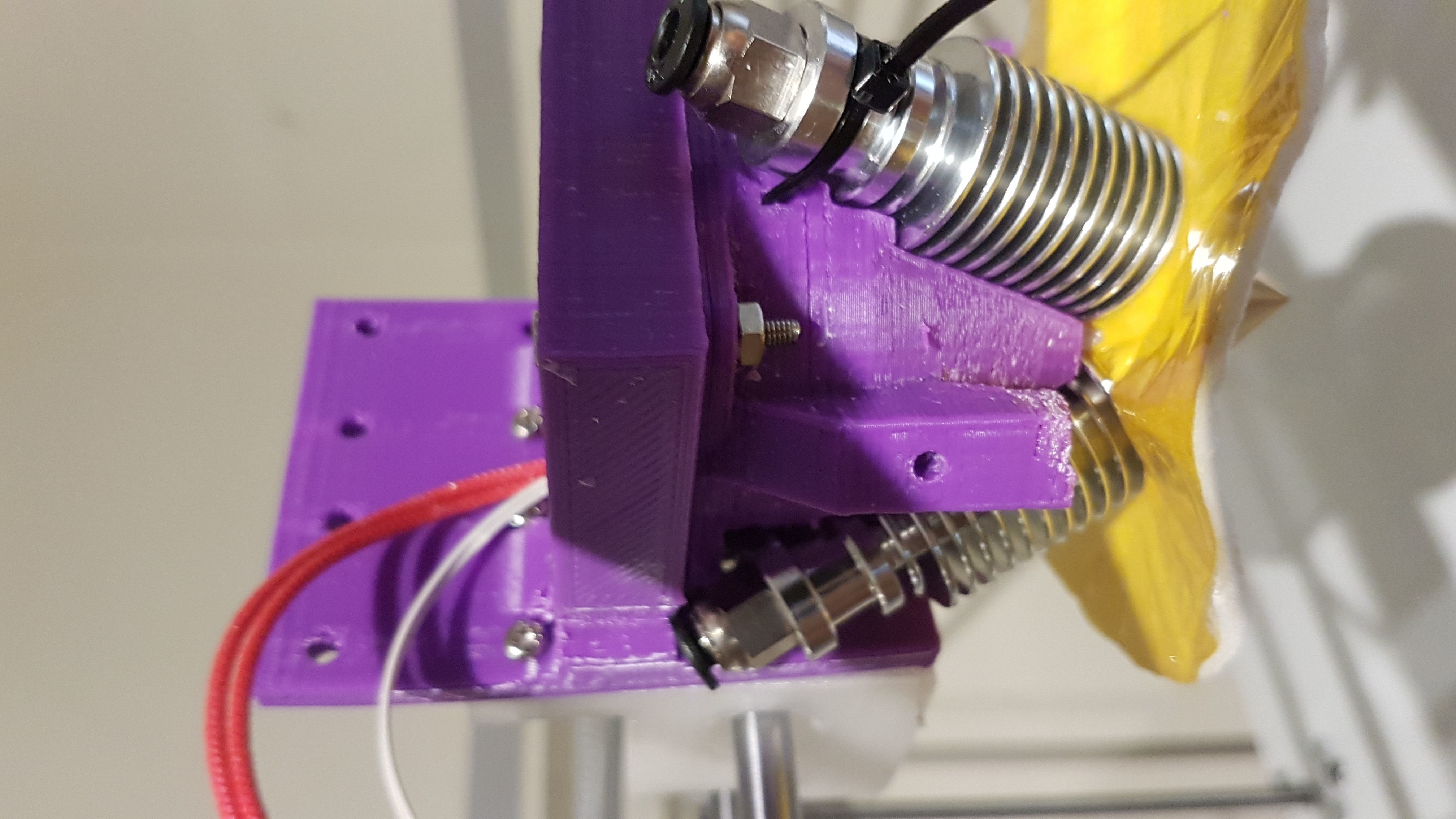 Anet A8 Diamond Hothead bracket 3D print model_2
