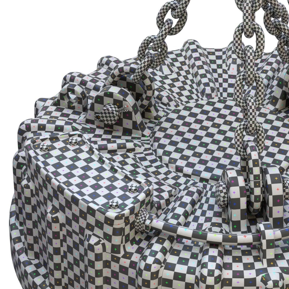 Electromagnetic Lifter with Hook 3D model_13