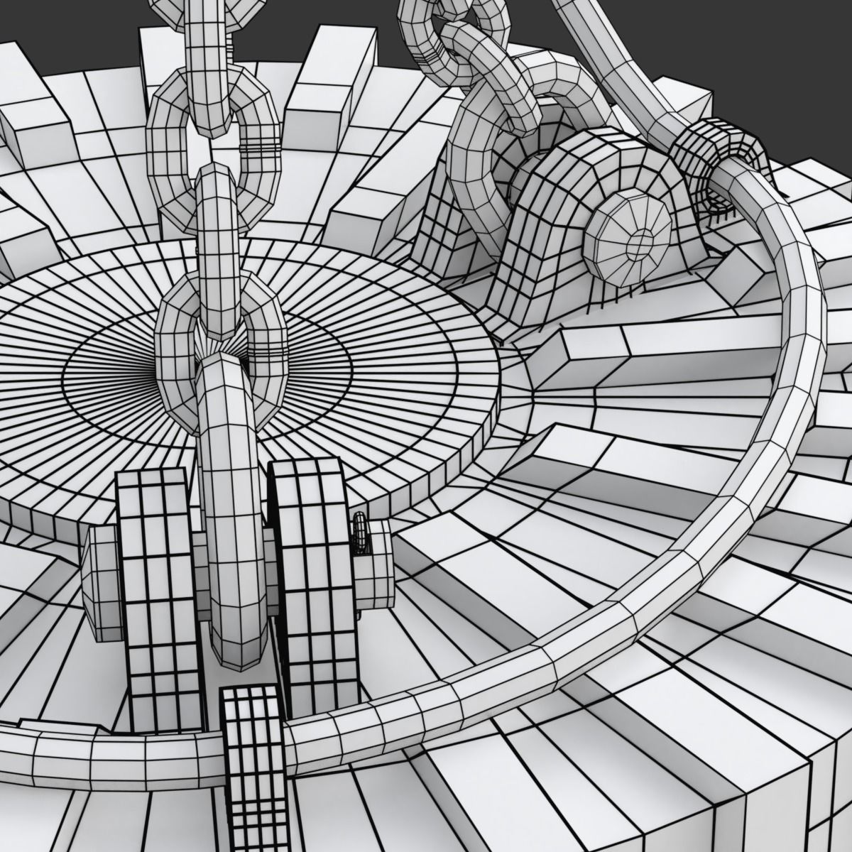 Electromagnetic Lifter with Hook 3D model_31