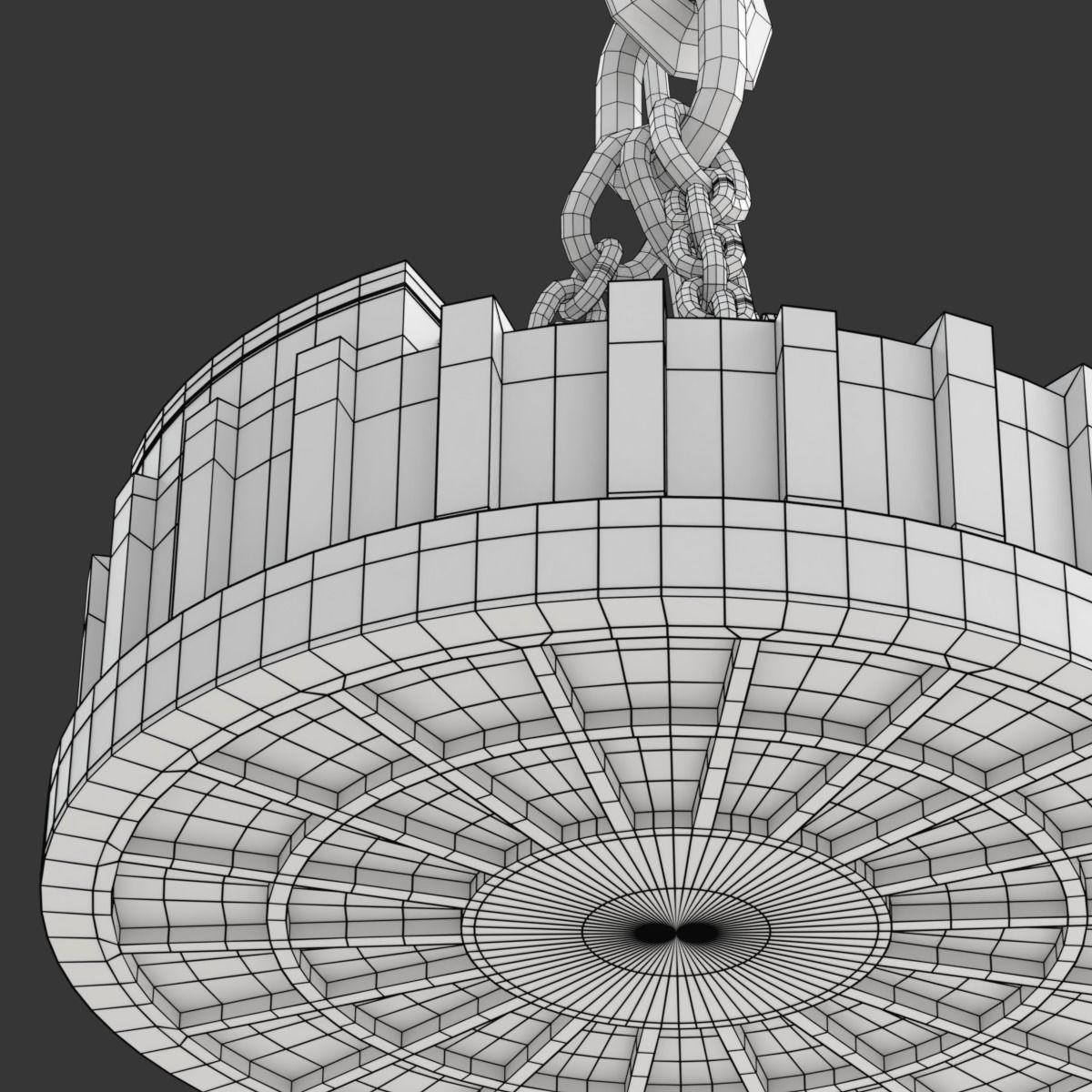 Electromagnetic Lifter with Hook 3D model_28