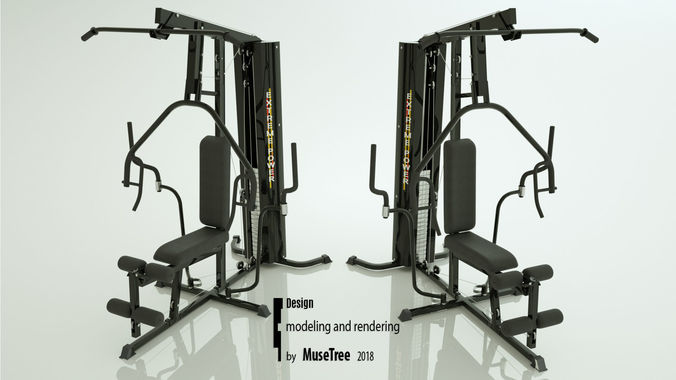 Gym Machine 05 3D model