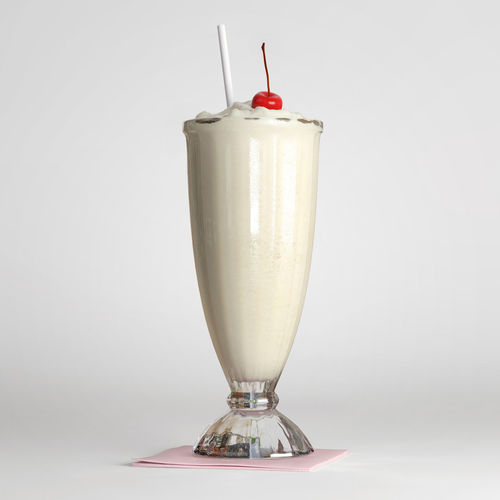 Donuts collections and Milkshake - FOOD set 2  3D model 3