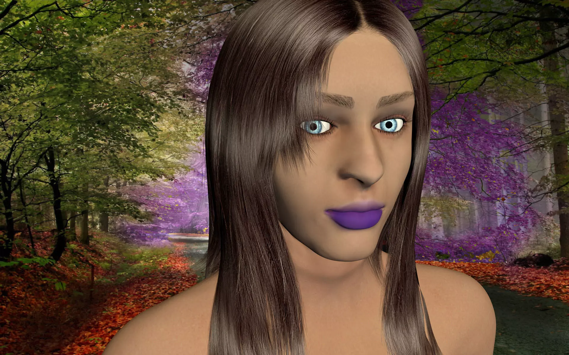 sexy women 3d model Free low-poly 3D model_0