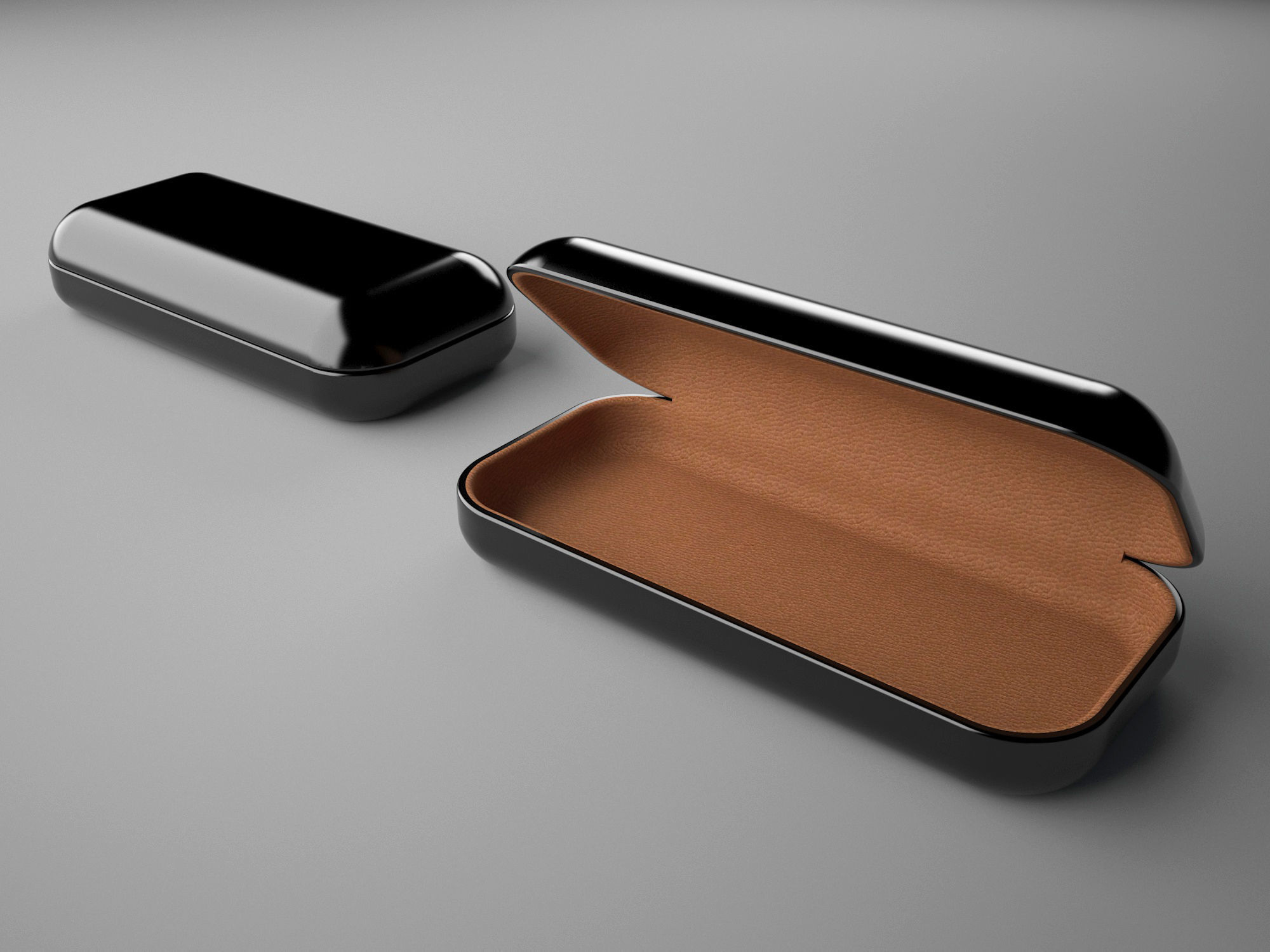 Glasses case 3D model_1