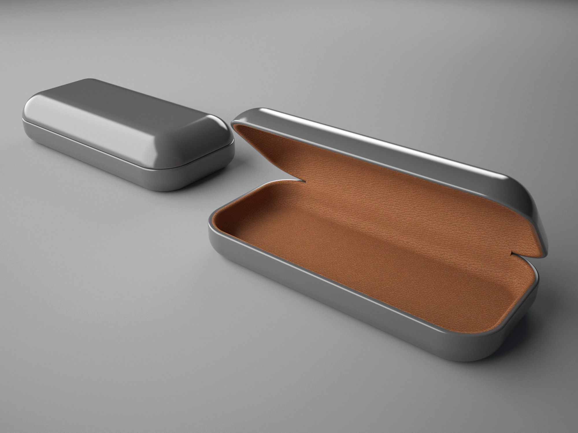 Glasses case 3D model_2