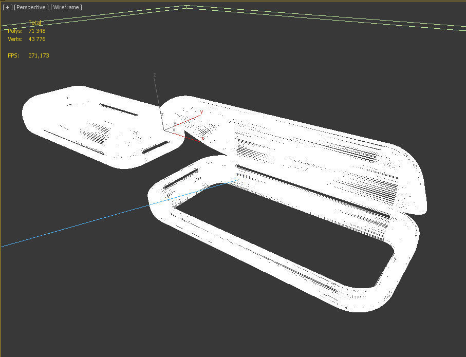 Glasses case 3D model_3