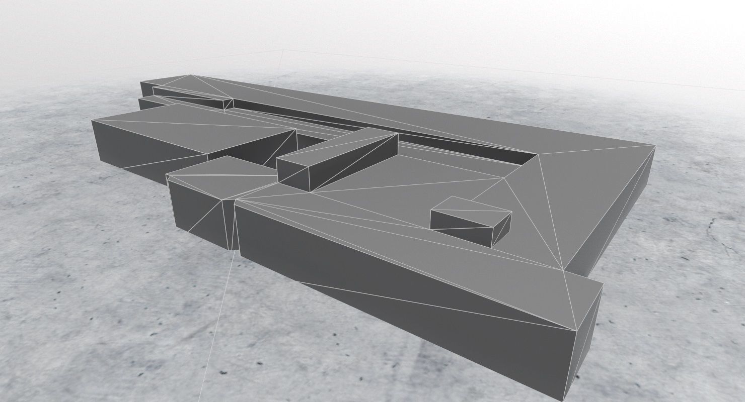 LFMN Technical Building Low-poly 3D model_6