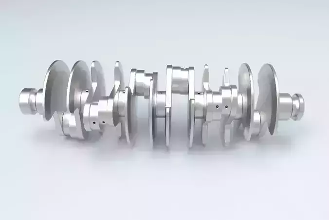 3D Printable Crankshaft 3D print model