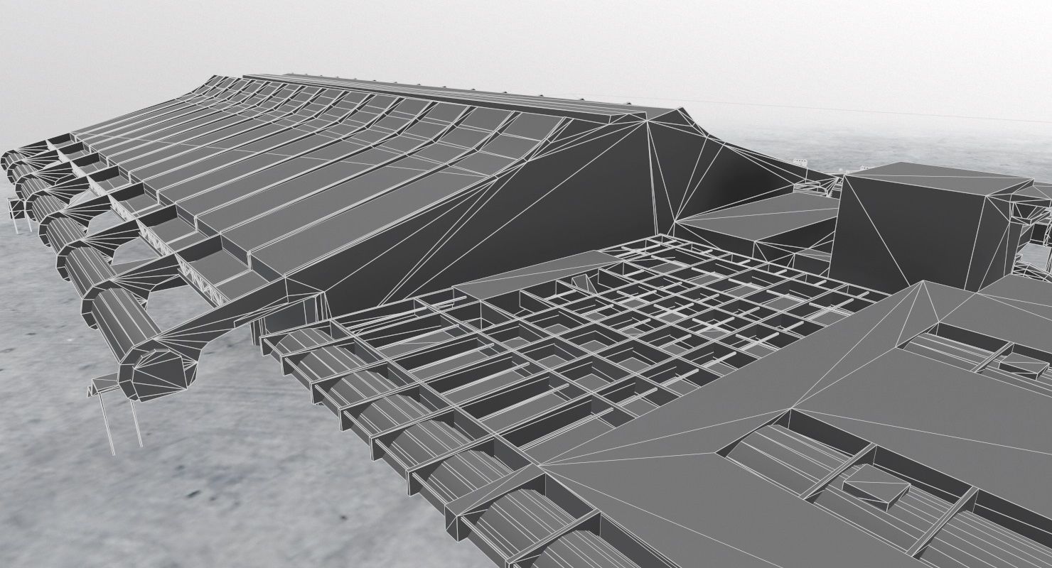 LFMN Terminal 1 Low-poly 3D model_15
