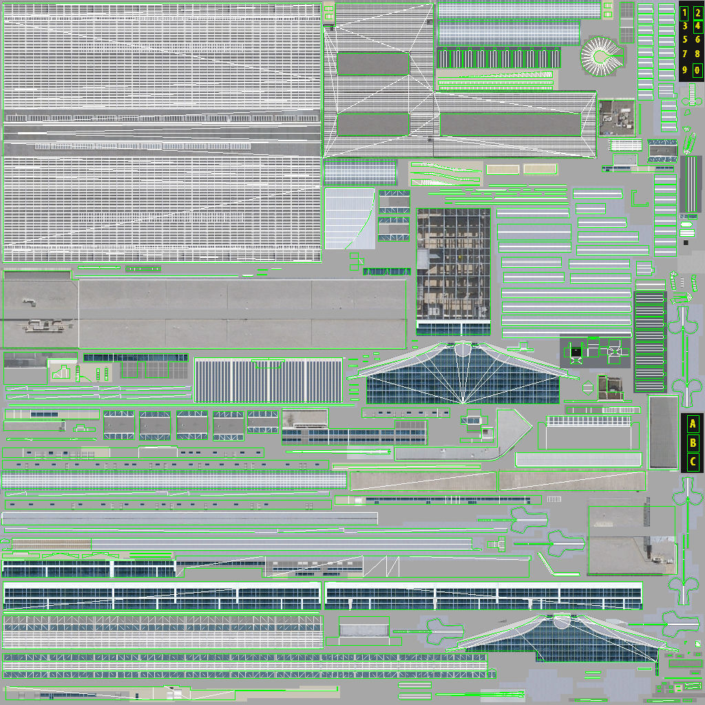 LFMN Terminal 1 Low-poly 3D model_20