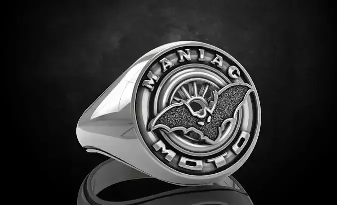 Ring for bikers maniac moto  309