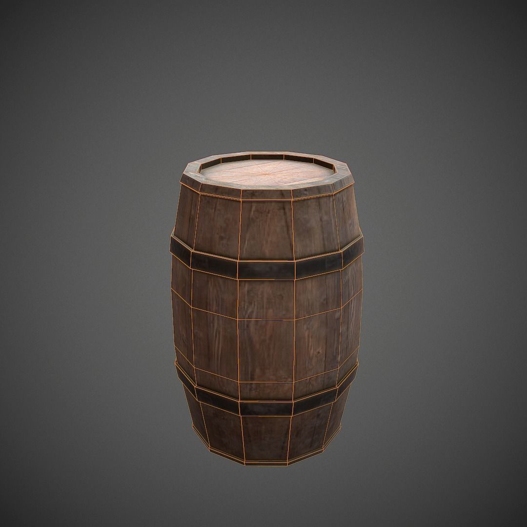 Western Props Pack Mobile Ready Low-poly 3D model_4