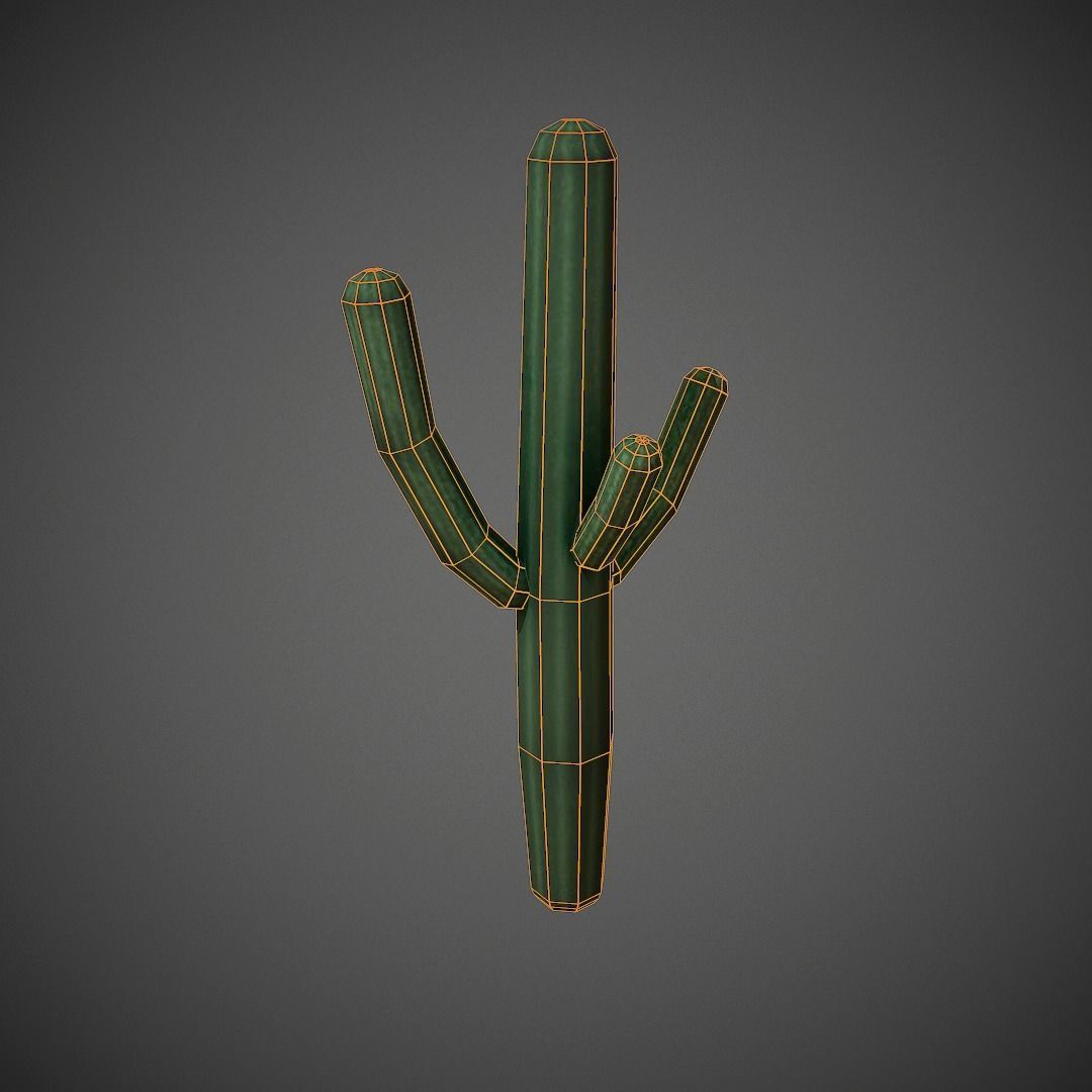 Western Props Pack Mobile Ready Low-poly 3D model_25