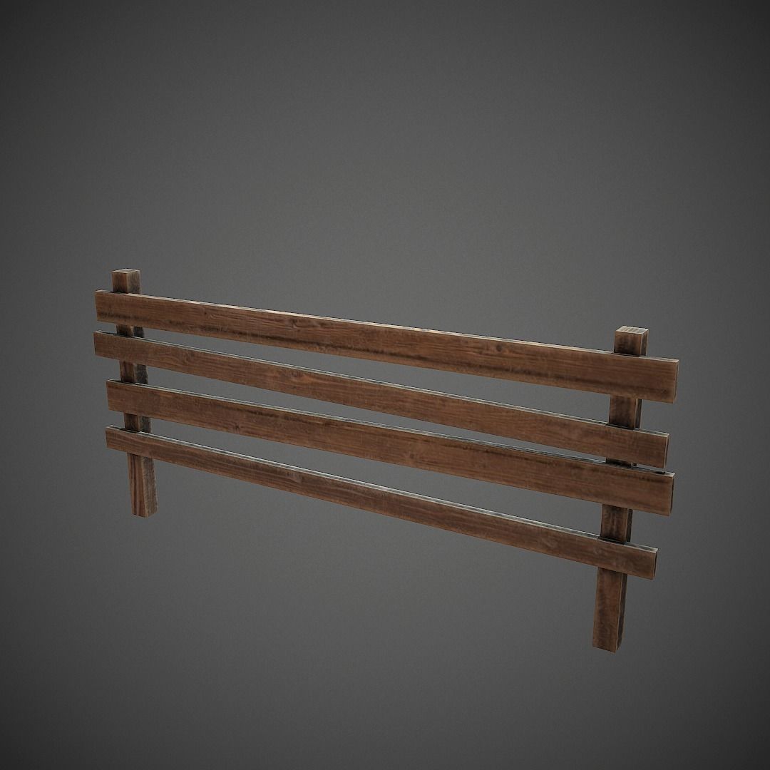 Western Props Pack Mobile Ready Low-poly 3D model_30