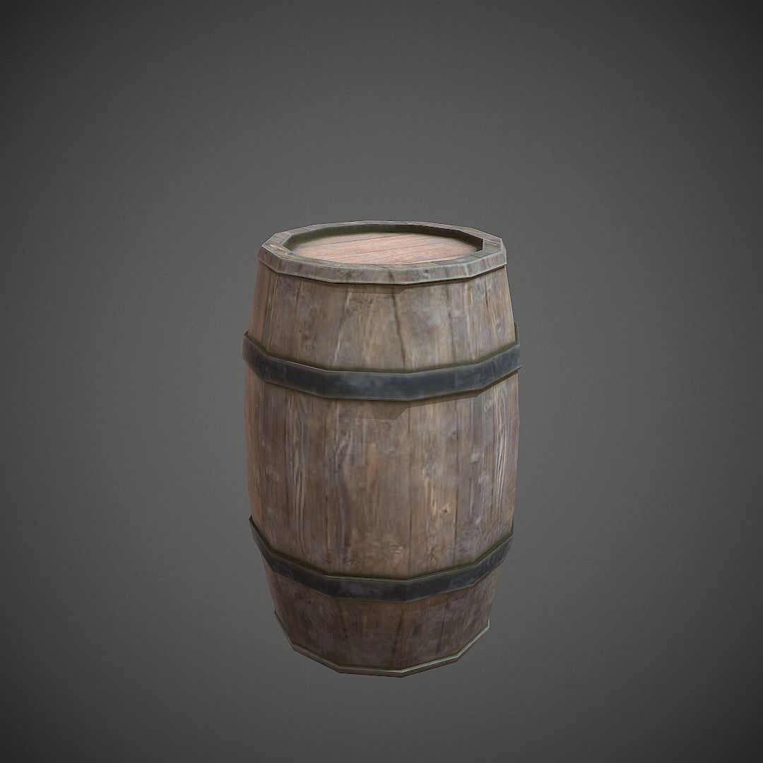 Western Props Pack Mobile Ready Low-poly 3D model_3