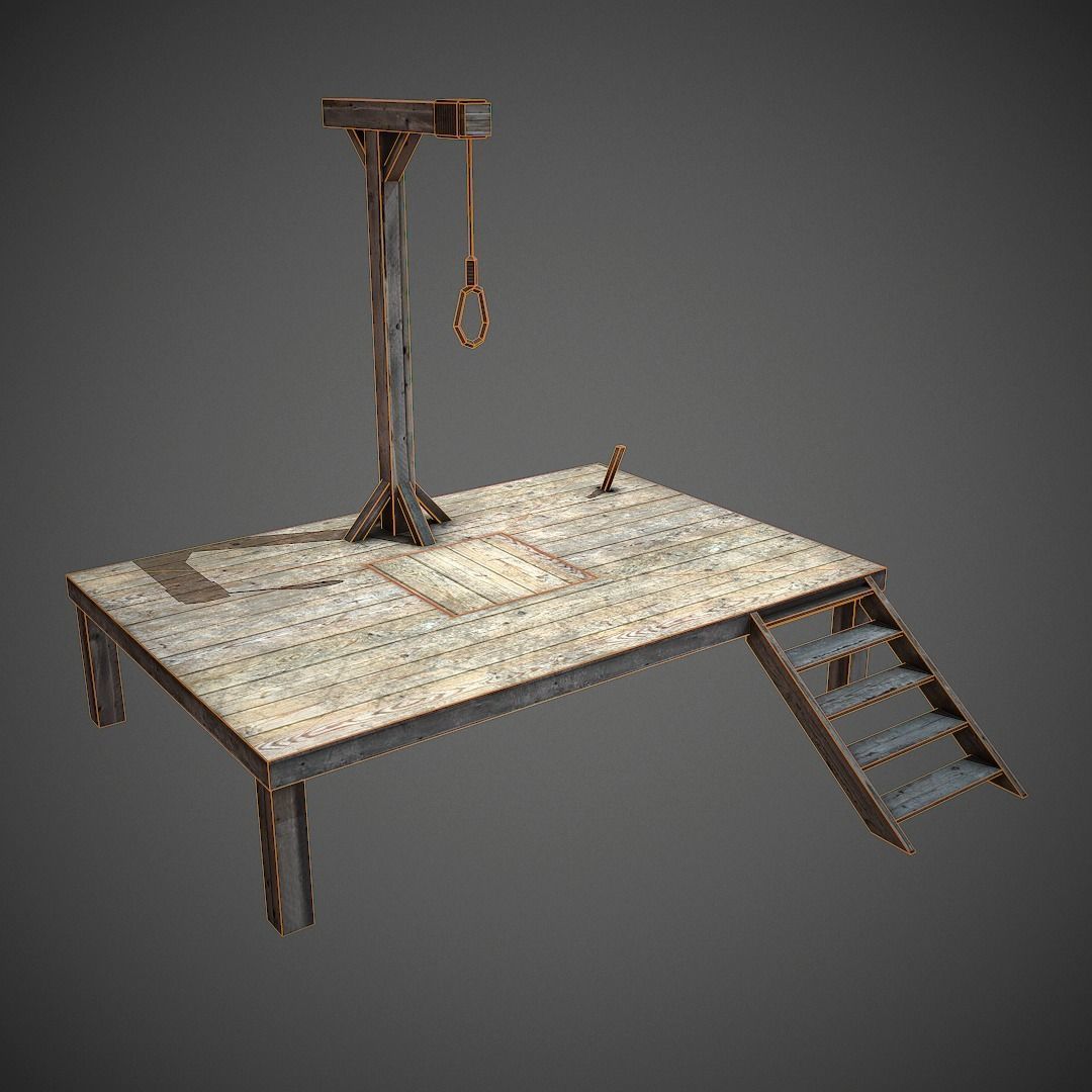 Western Props Pack Mobile Ready Low-poly 3D model_10