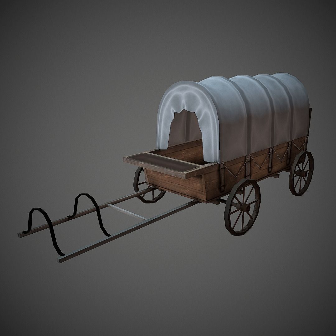 Western Props Pack Mobile Ready Low-poly 3D model_20