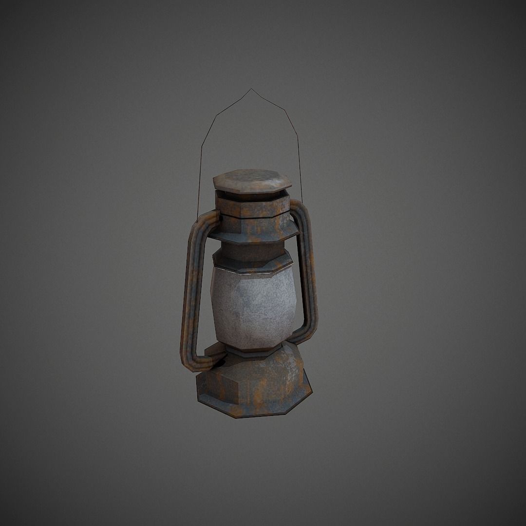 Western Props Pack Mobile Ready Low-poly 3D model_11