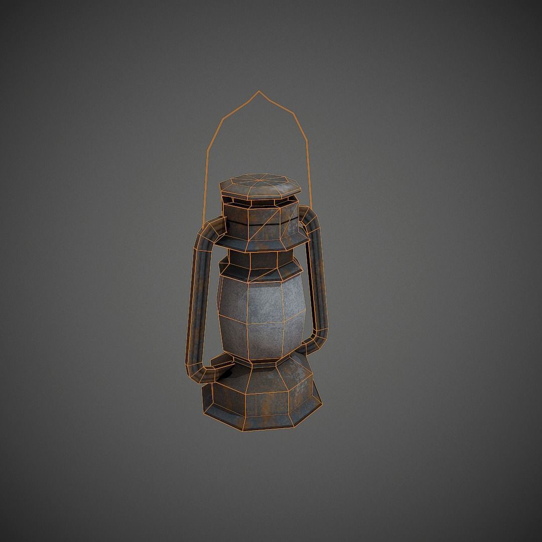 Western Props Pack Mobile Ready Low-poly 3D model_12