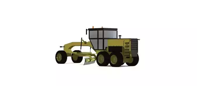 Grader tractor 3D print model