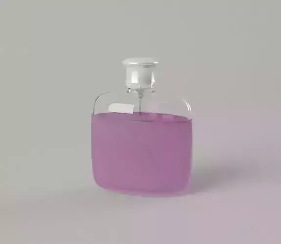 Perfume Bottle - Cosmetics Flask Detail for Bathroom 3D model 3D model