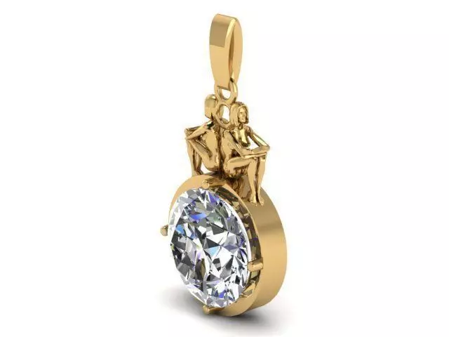 Pendant T00859 3D print model_0