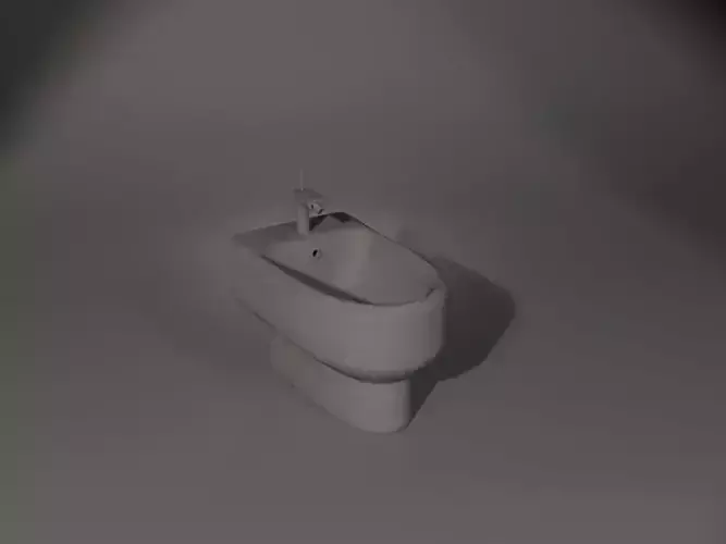 BIDET 3D MODEL MAYA 2018 3D model