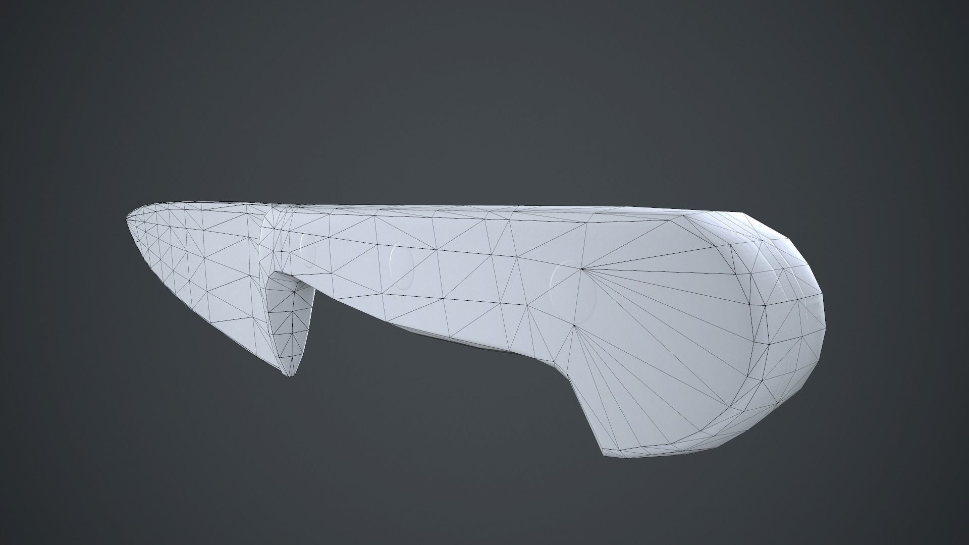 Kitchen Chef Knife PBR Game Ready Low-poly 3D model_19