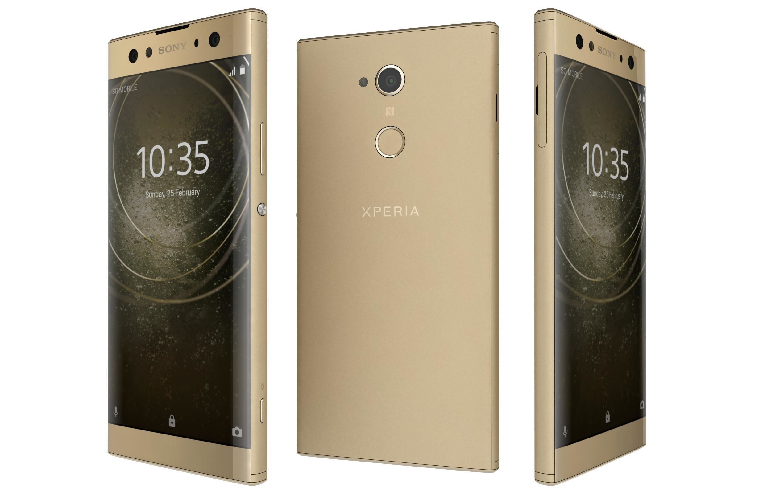 Sony Xperia XA2 Ultra All Colors 3D model_31